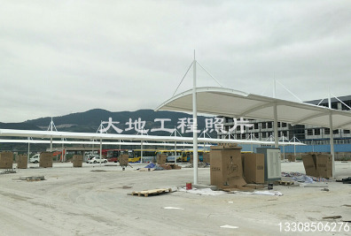 濮陽(yáng)公交充電站雨棚竣工